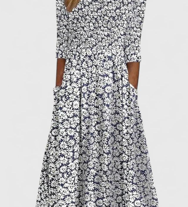 Violethia | Robe Midi Élégante - Amélie Delaire