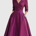 Yan | Robe Midi Élégante - Amélie Delaire