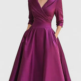 Yan | Robe Midi Élégante - Amélie Delaire
