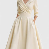 Yan | Robe Midi Élégante - Amélie Delaire
