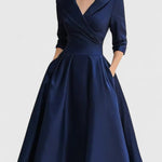Yan | Robe Midi Élégante - Amélie Delaire
