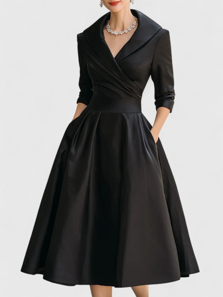 Yan | Robe Midi Élégante - Amélie Delaire