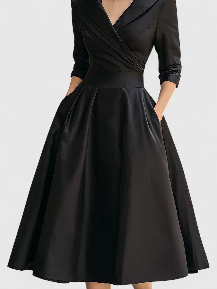 Yan | Robe Midi Élégante - Amélie Delaire
