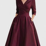 Yan | Robe Midi Élégante - Amélie Delaire